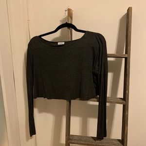 Tobi Long Sleeve Crop Top